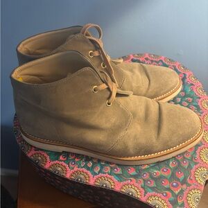 Stella McCartney Women’s Vegan Suede Chukka Boots in Taupe